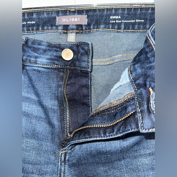 DL1961 Women's  Emma Low Rise Instasculpt Skinny Size 28 - Picture 5 of 12